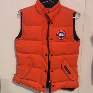 Orange Canada Goose Vest